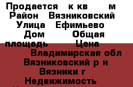 Продается 2 к кв 45.8 м2 › Район ­ Вязниковский › Улица ­ Ефимьево › Дом ­ 10 › Общая площадь ­ 46 › Цена ­ 1 600 000 - Владимирская обл., Вязниковский р-н, Вязники г. Недвижимость » Квартиры продажа   